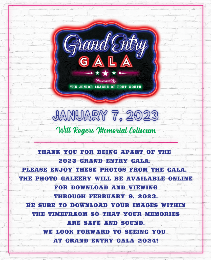Grand Entry Gala 2023 Photos Junior League of Fort Worth